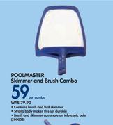 Poolmaster Skimmer And Brush Combo-Per Combo