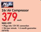 MoJo 26ltr Air Compressor