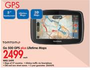 Tomtom Go 500 GPS Plus Lifetime Maps-Each