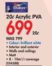 Dulux 20ltr Acrylic PVA