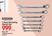 Mastercraft 7-Piece Ratcheting Wrench Set-Per Set