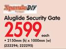 Xpanda Diy Aluglide Security Gate-2150mm(h) x 1000mm(w)-Each
