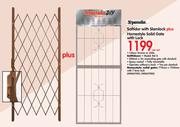 Xpanda Saftidor With Slamlock Plus Homestyle Solid Gate With Lock-Per Set