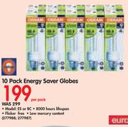 Osram 10 Pack Energy saver Globes ES Or BC-Per Pack