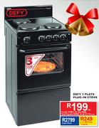 Defy 3 Plate Plug-In Stove