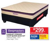 Sleepmasters Camelot Storage 152cm Queen Base Set