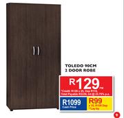 Toledo 90cm 2 Door Robe