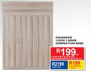 Colorado 135cm 3 Door Compact Robe