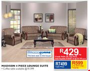 Gomma Gomma Madison 4 Piece Lounge Suite
