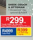 Gommagomma Sheek Couch & Ottoman