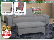 Gommagomma Sheek Couch & Ottoman