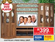 Castello 3 Piece Wall Unit