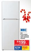 KIC KTF 18WH 170Ltr White Top Freezer Fridge