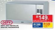 Defy 28LT Metallic Digital Microwave