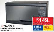 Sansui 30 Litre Mirror Microwave