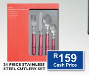24 Piece Stainless Steel Cutlery Set