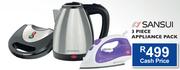 Sansui 3 Piece Appliance Pack