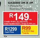 Gazebo 3M x 3M