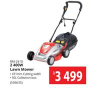 Ryobi 2400w discount lawn mower