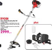 Ryobi 52cc Petrol Brushcutter Kit-Per Kit