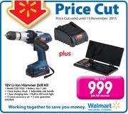 Ryobi 18V Li-ion Hammer Drill Kit CLD 1820-Per Kit