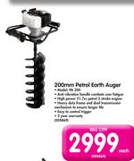 Ryobi 200mm Petrol Earth Auger PA 200