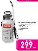Ryobi 6ltr Pressurised Sprayer