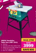 Ryobi 1800W Handyline Table Saw HBT 254L