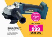 Ryobi 18V Li-Ion Angle Grinder 15mm One + XG-115