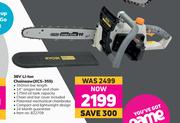 Ryobi 36V Li-Ion Chainsaw XCS-355