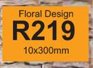Wallpaper Floral Design-10 x 300mm