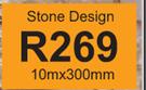 Wallpaper Stone Design-10m x 300mm