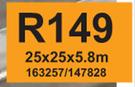 Square Tubing 163257/147828-25 x 25 x 5.8m