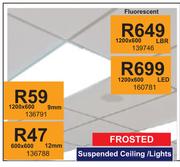 Suspended Ceiling/Lights Fluorescent LED 1200 x 600 160781