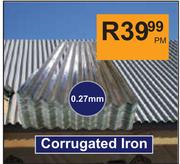 Corrugated Iron 0.27mm-Per M