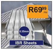 IBR Sheets 0.35mm-Per M