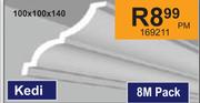 Kedi 8m Pack 169211-100 x 100 x 140 Per M