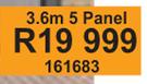 Fold A Side 3.6m 5 Panel 161683