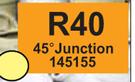 PVC Fittings Underground 45 Degree Junction