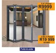 Fold A Side 3.6m 5 Panel 161683