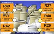PVC Fittings Above Ground 90 Junction I.E