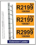 Extension Ladder 6m 106566