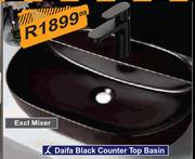 Daifa Black Counter Top Basin