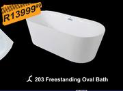 203 Freestanding Oval Bath