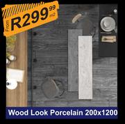 Wood Look Porcelain 200 x 1200-Per Sqm