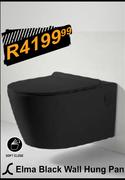 Elma Black Wall Hung Pan