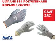 Mapa Ultrane 551 Polyurethane Reusable Gloves 475-788
