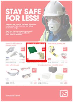 RS Components : Stay Safe For Less (14 Oct - 31 Oct 2015), page 1