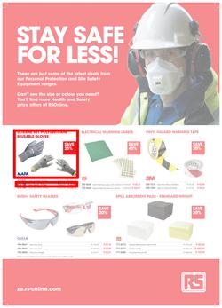 RS Components : Stay Safe For Less (14 Oct - 31 Oct 2015), page 1