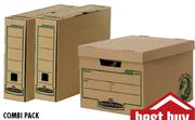 Combi Pack of 2 Earth Storage Box & 4x Transfer File